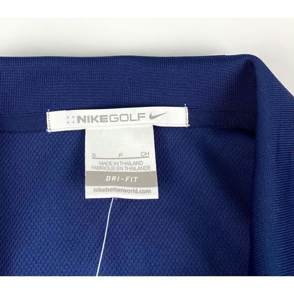 Nike Golf Dri Fit Short Sleeve Polo Womens Size Small Navy Blue Activewear NWT!! - Picture 6 of 12